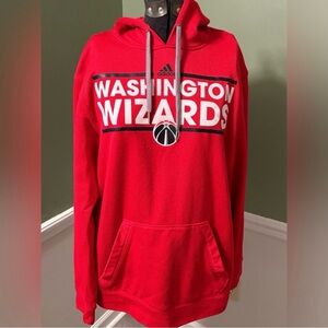 adidas Red Washington Wizards Hoodie